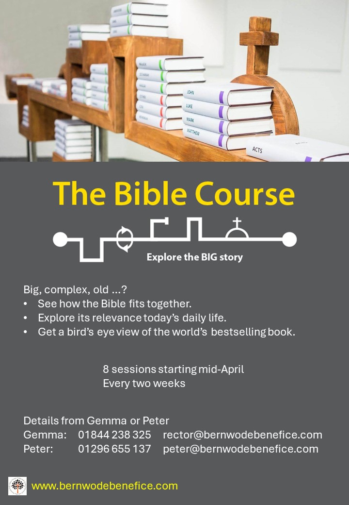 Home Groups - Ashendon (Monday evenings), Brill (Tuesday lunchtime)